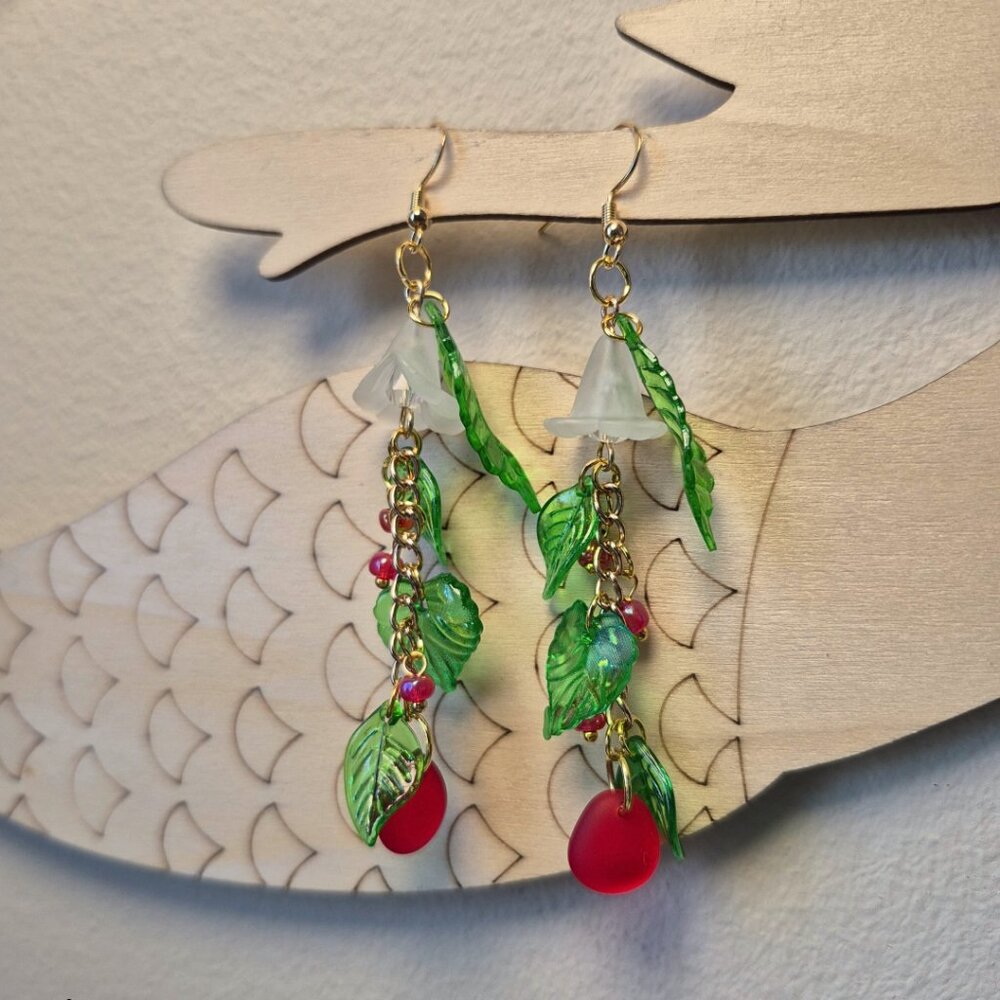 Forrest Berries Handmade Earrings - Picture 6 of 10